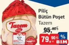 TAZEM PİLİÇ BÜTÜN POŞET KG TAZEM PİLİÇ BÜTÜN POŞET KG